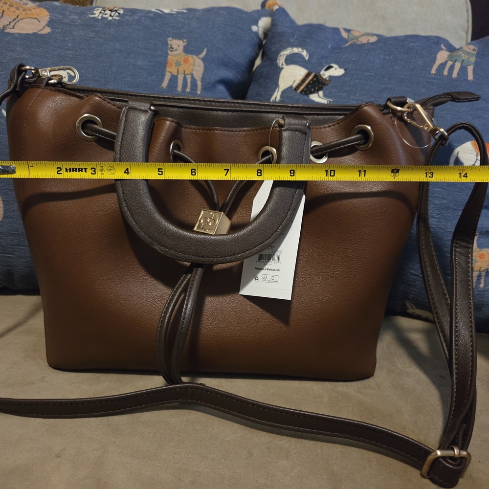 Time and Tru Brown Shoulder Bag